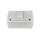 IP53 Single Outdoor Weatherproof Switched PowerPoint GPO Outlet 15A,250V - Star Sparky Direct
