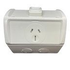 IP53 Single Outdoor Weatherproof Switched PowerPoint GPO Outlet 15A,250V - Star Sparky Direct