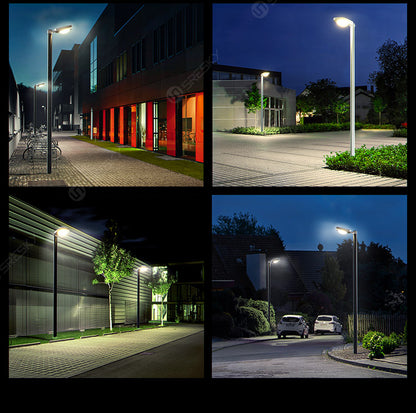 Solar Smart Motion Sensor LED Pole Design Outdoor Street Light