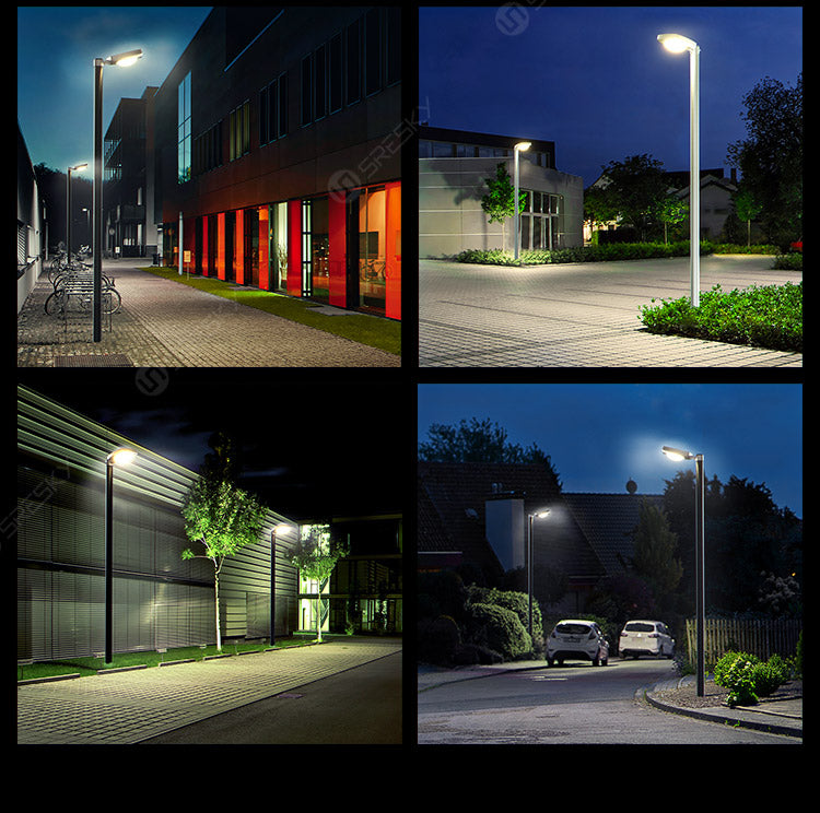 Solar Smart Motion Sensor LED Pole Design Outdoor Street Light