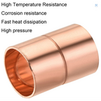 Sourcing Map Straight Copper Coupling Fittings, Welding Joint