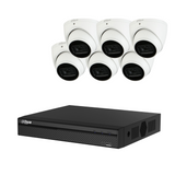 Dahua 6 x 6MP  WizSense Cameras Turret Kit with 8CH NVR