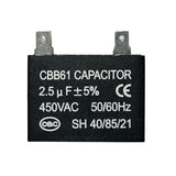 Air Conditioning Capacitor CBB61 - 2.5uf