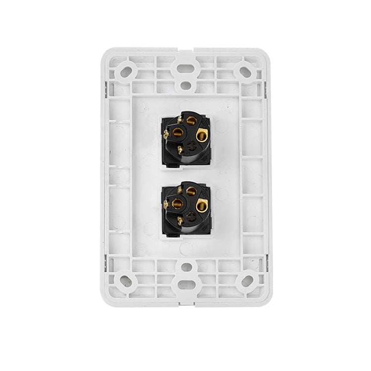 2 Gang Light Switch Vertical 10A 250V RS304-V