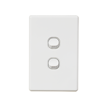 Load image into Gallery viewer, 2 Gang Light Switch Vertical 10A 250V