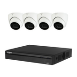 Dahua 4 x 6MP WizSense Cameras Turret Kit with 4CH NVR