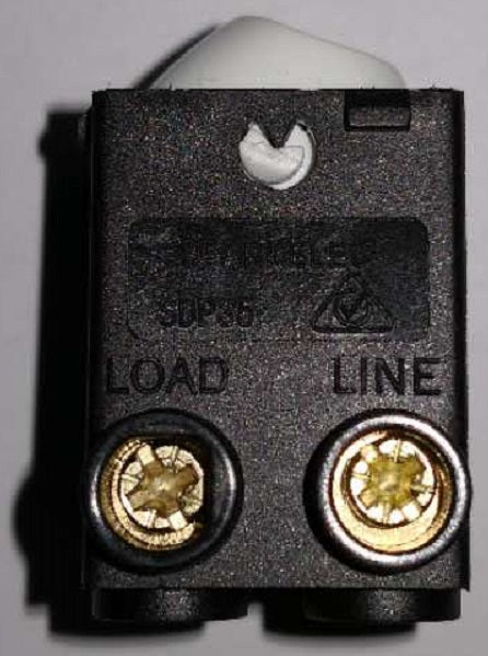 Switch Mech 35A Double Pole White