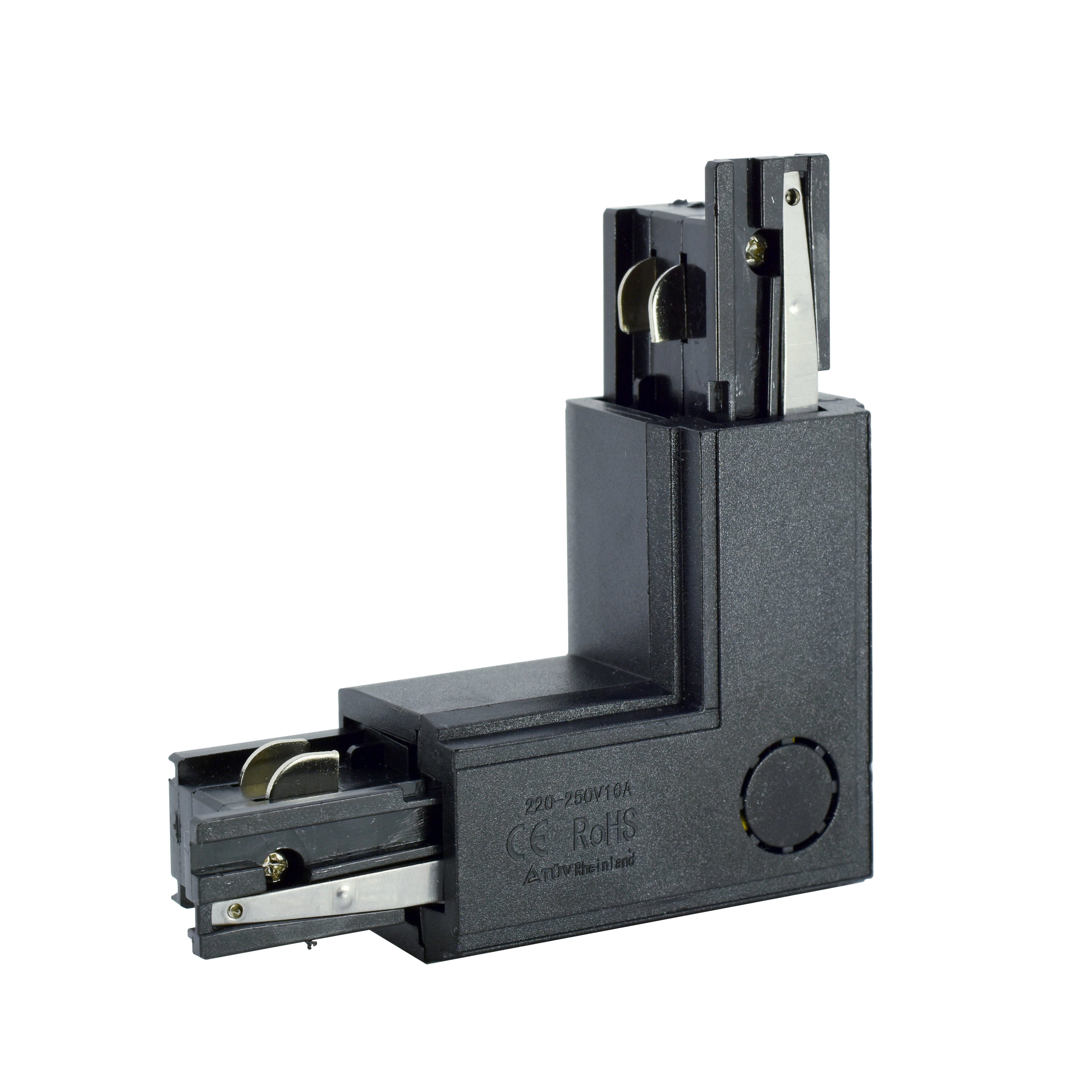 3 wire - 2 way corner track connector