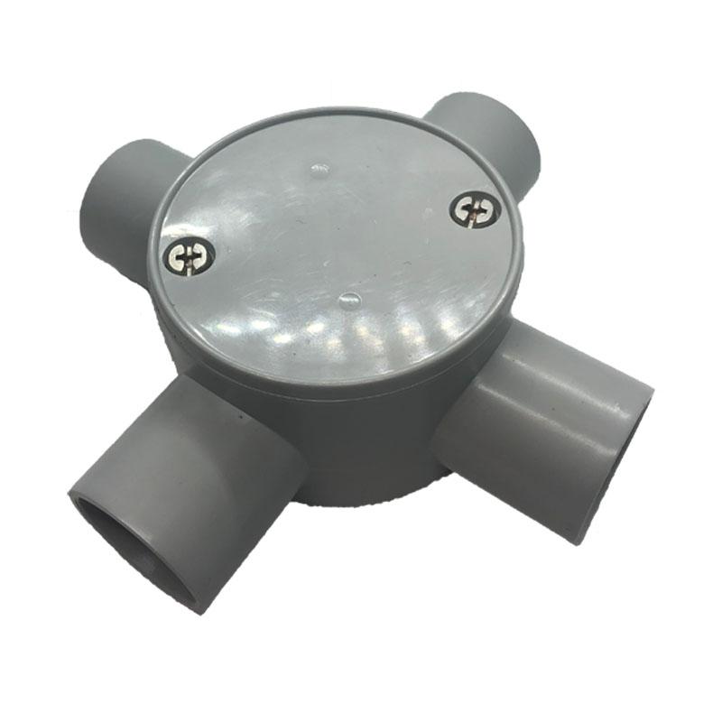 20mm Four Way Junction Box Shallow - Star Sparky Direct