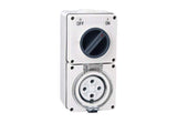 4 Pin 50AMP Combination Switched Socket