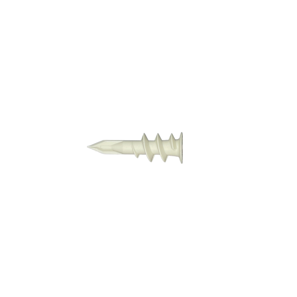 100 x Nylon Anchors Screws Wall Mates for Plaster Board 13x45mm - Star Sparky Direct