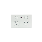 Double Power Point with Neon 10A - KS315N - Star Sparky Direct