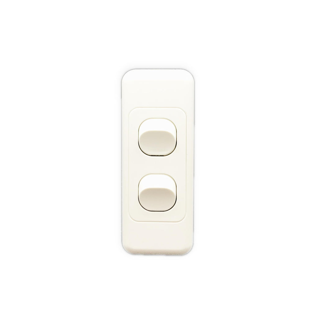 2 Gang Architrave Switch - AS304S-V - Star Sparky Direct