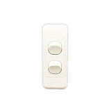 2 Gang Architrave Switch - AS304S-V