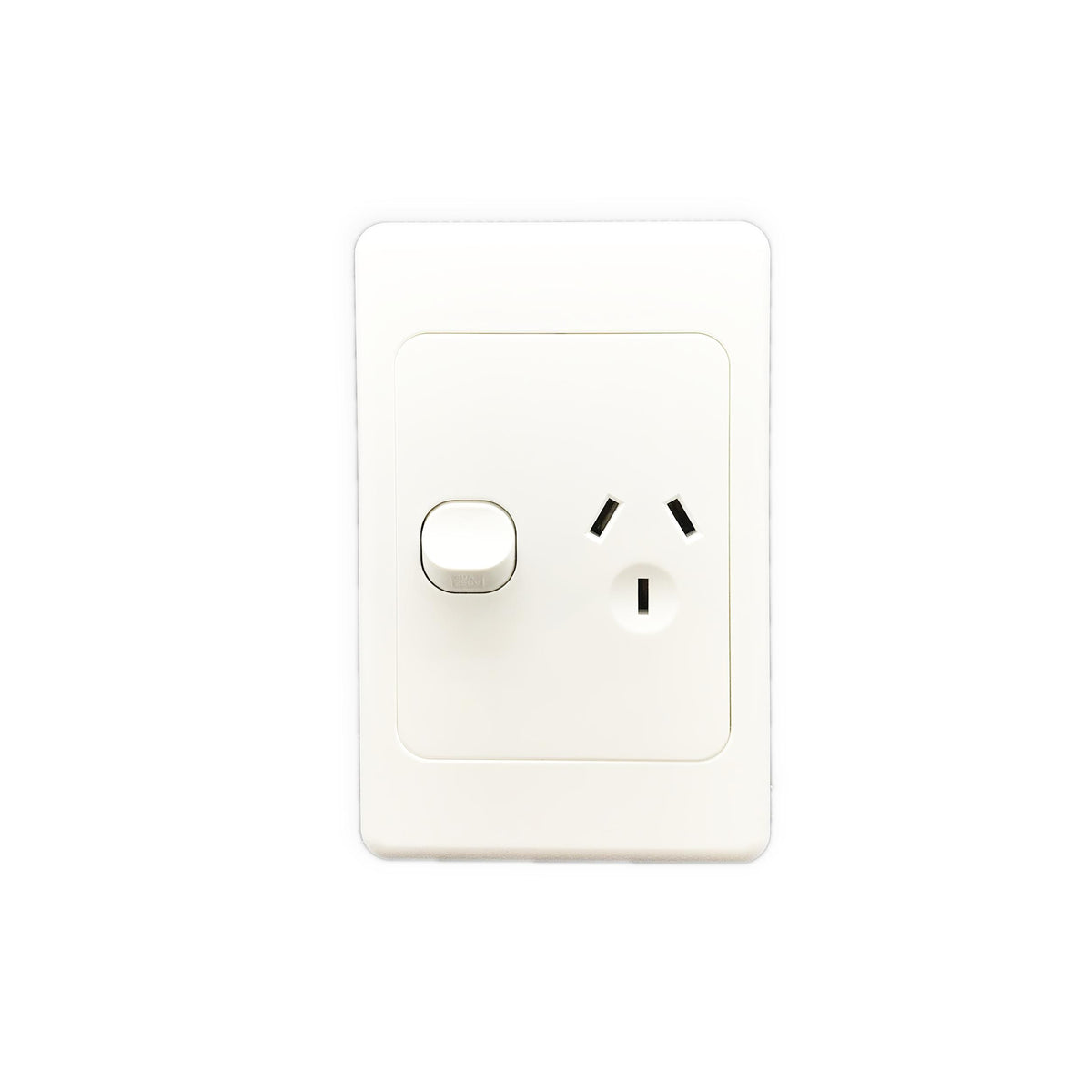 Single Power Point  GPO vertical 10A 250V - AS313-V - Star Sparky Direct