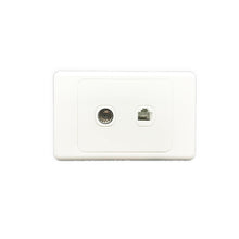 Load image into Gallery viewer, Combined TV Outlet and Telephone Wall Socket - AS322 - Star Sparky Direct