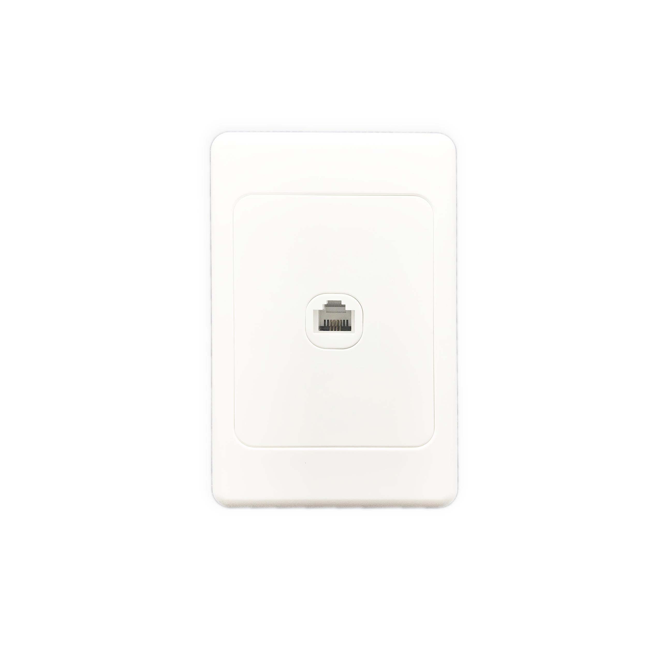 1 Gang Telephone Socket Wall Plate - Star Sparky Direct