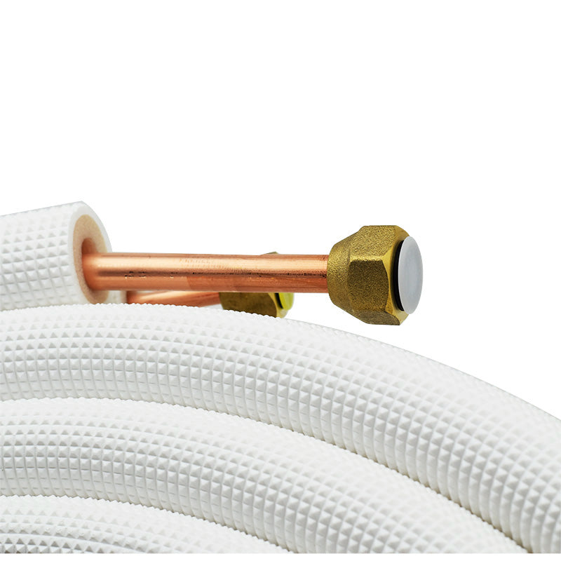 3M/5M Air Conditioner Pair Coil Tube 3/8'' 5/8'' Insulated Copper Pipes R32/R410A