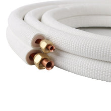 Load image into Gallery viewer, 3M Air Conditioner Pair Coil Tube 1/4&#39;&#39; 1/2&#39;&#39; Insulated Copper Pipes