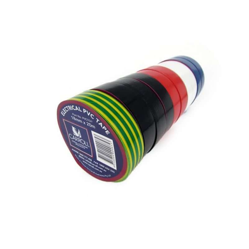 Carroll Electrical PVC Tape 10 in One Roll - Star Sparky Direct