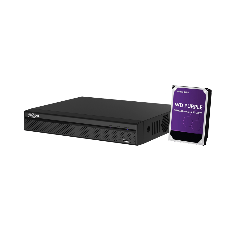 8 Channel 1U 4PoE 4K & H.265 Lite Network Video Recorder 2TB - Star Sparky Direct