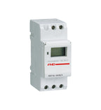 DIN Rail Mount Digital Timer with LCD Display 16A 250V