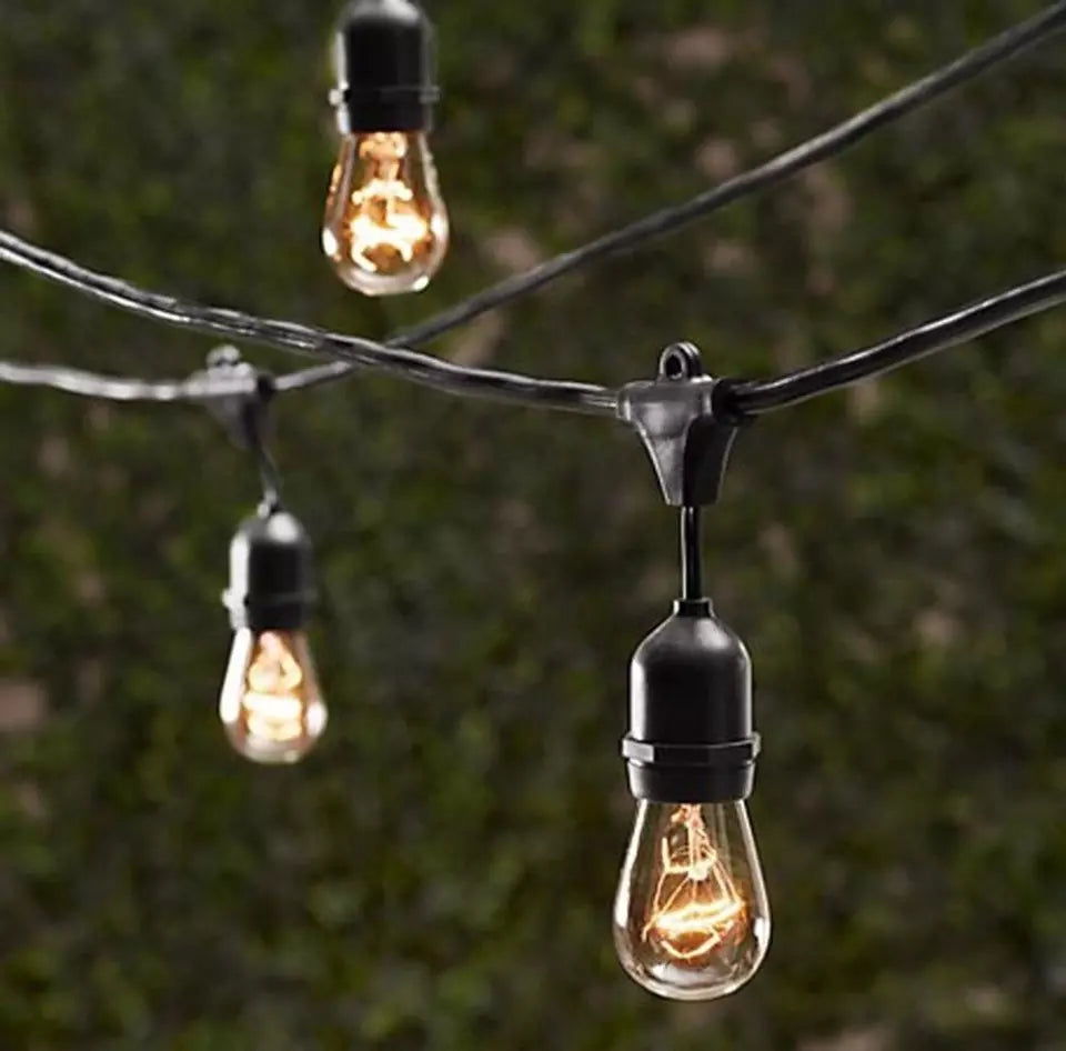 Weatherproof outdoor LED festoon lighting string light-Warm white bulb