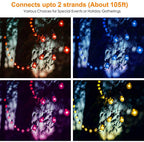 Weatherproof outdoor LED festoon lighting string light-Warm white bulb
