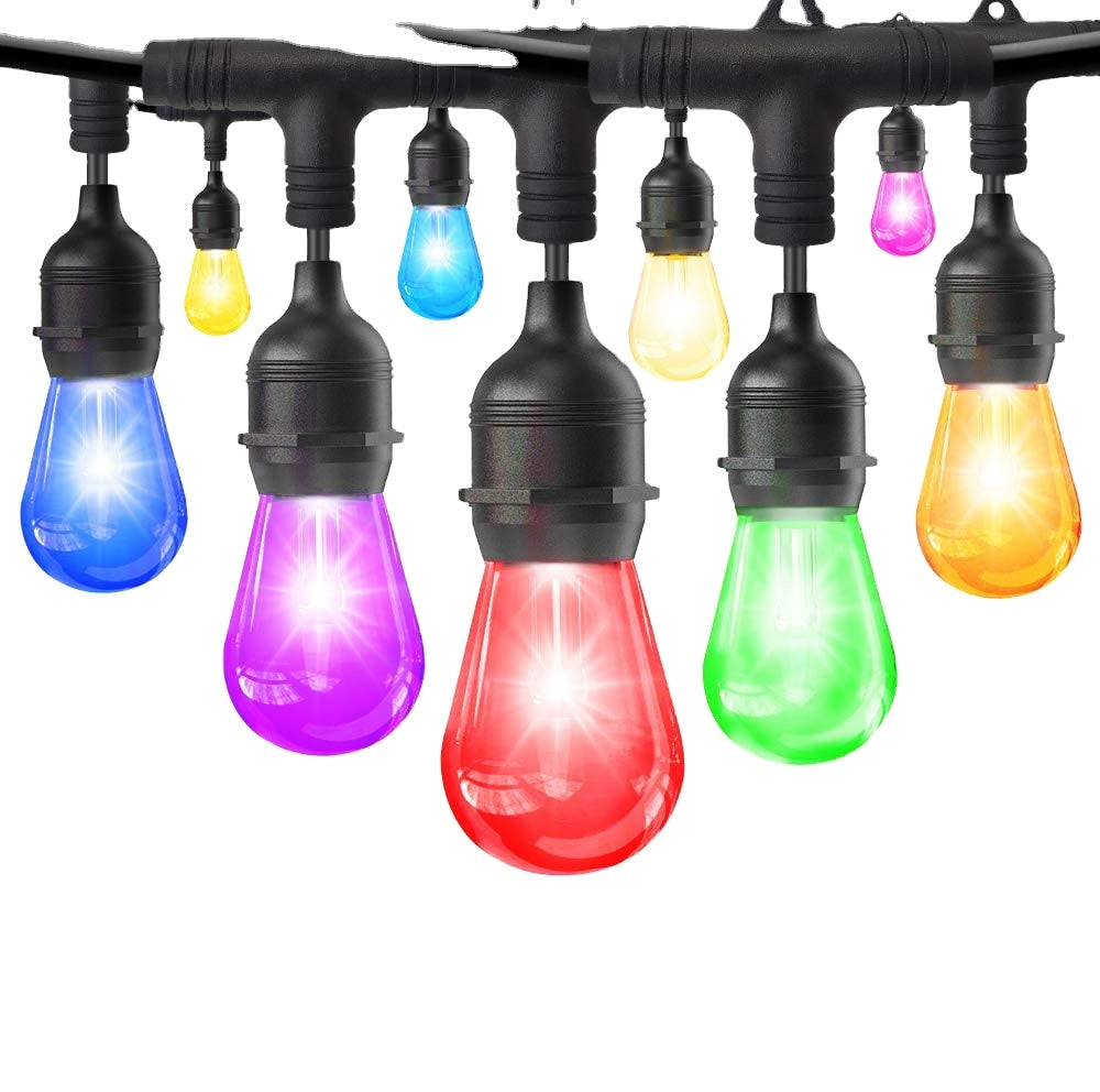 Weatherproof outdoor LED festoon lighting string light-Warm white bulb