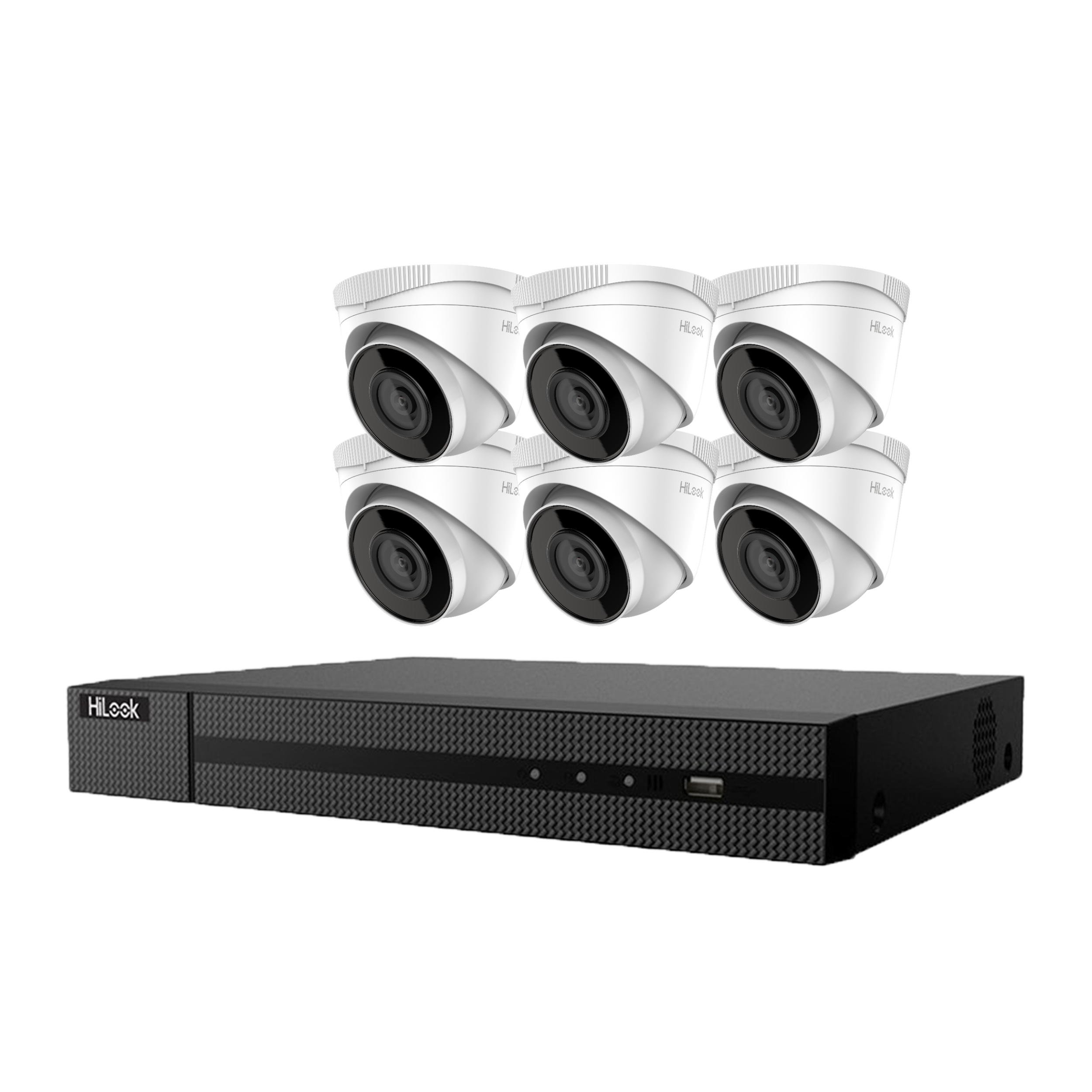 Hikvision Hilook 6 x 4MP Turret Kit with 8CH NVR