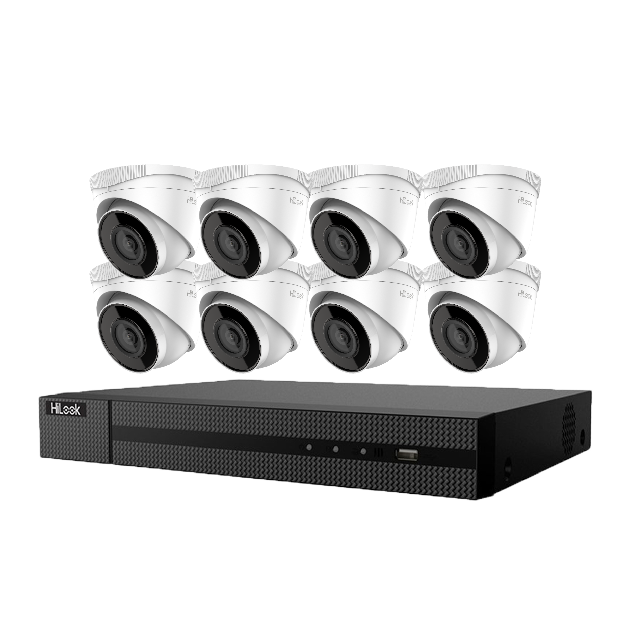 Hikvision Hilook 8 x 4MP Turret Kit with 8CH NVR