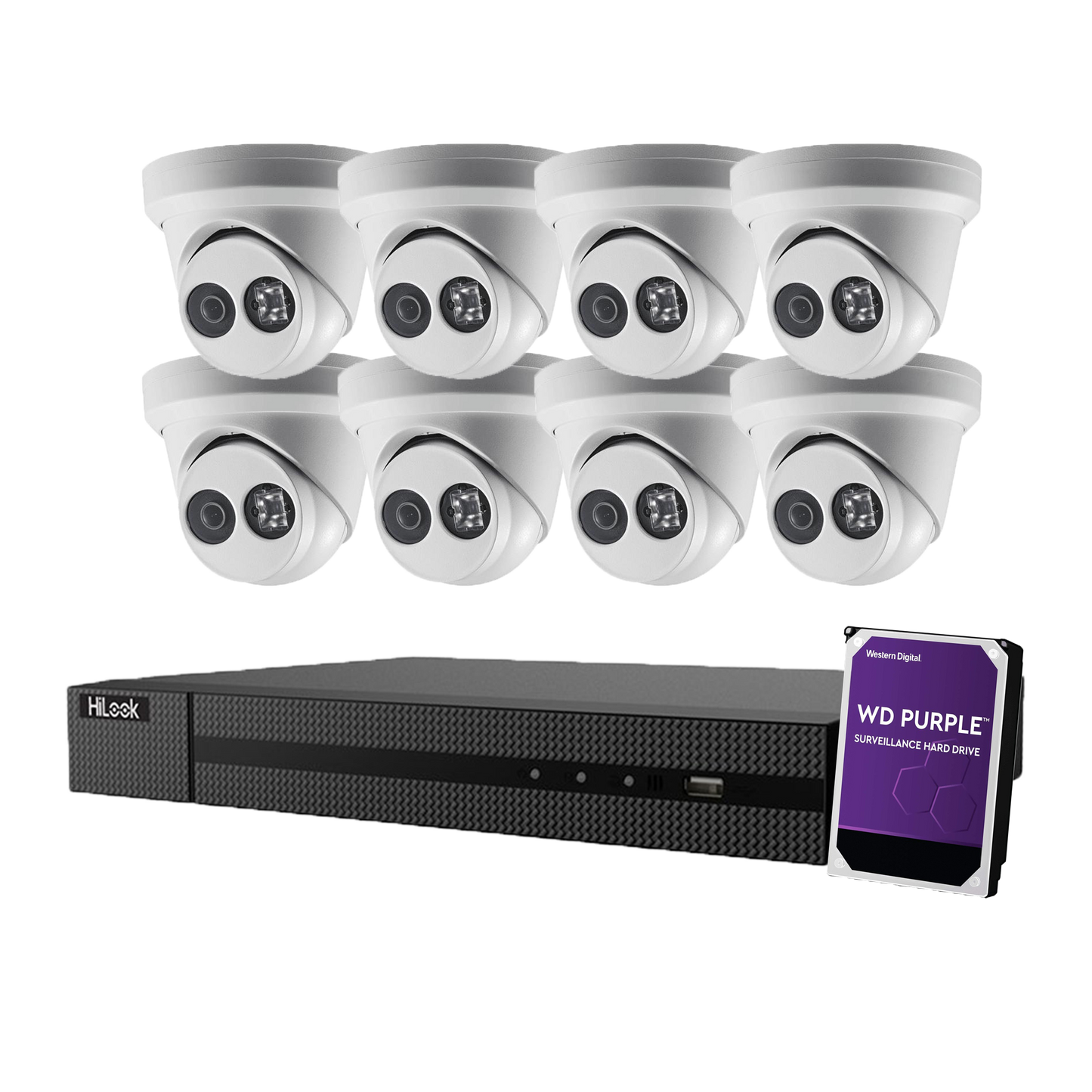 Hikvision HiLook 8x6MP 8CH CCTV Kit Star Sparky Direct