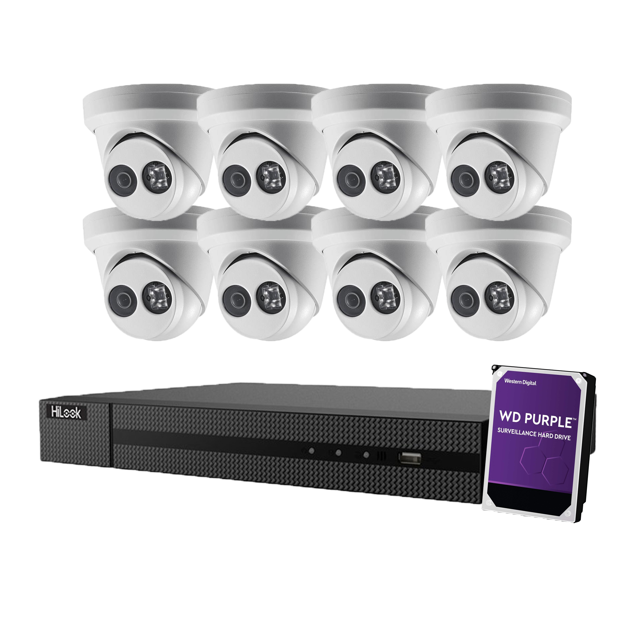 Hikvision HiLook 8x6MP 8CH CCTV Kit Star Sparky Direct