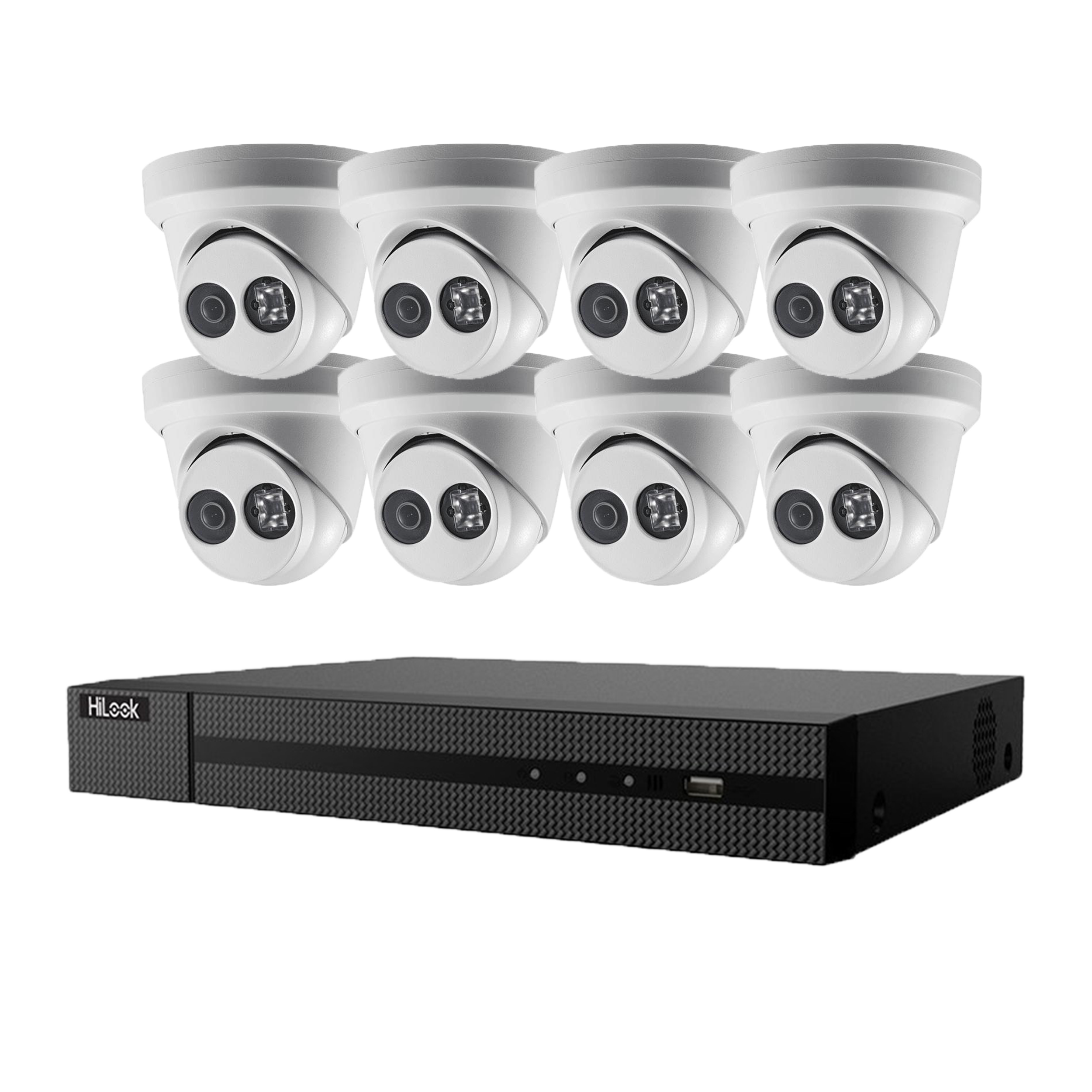 Hikvision Hilook 8 x 6MP Turret Kit with 8CH NVR