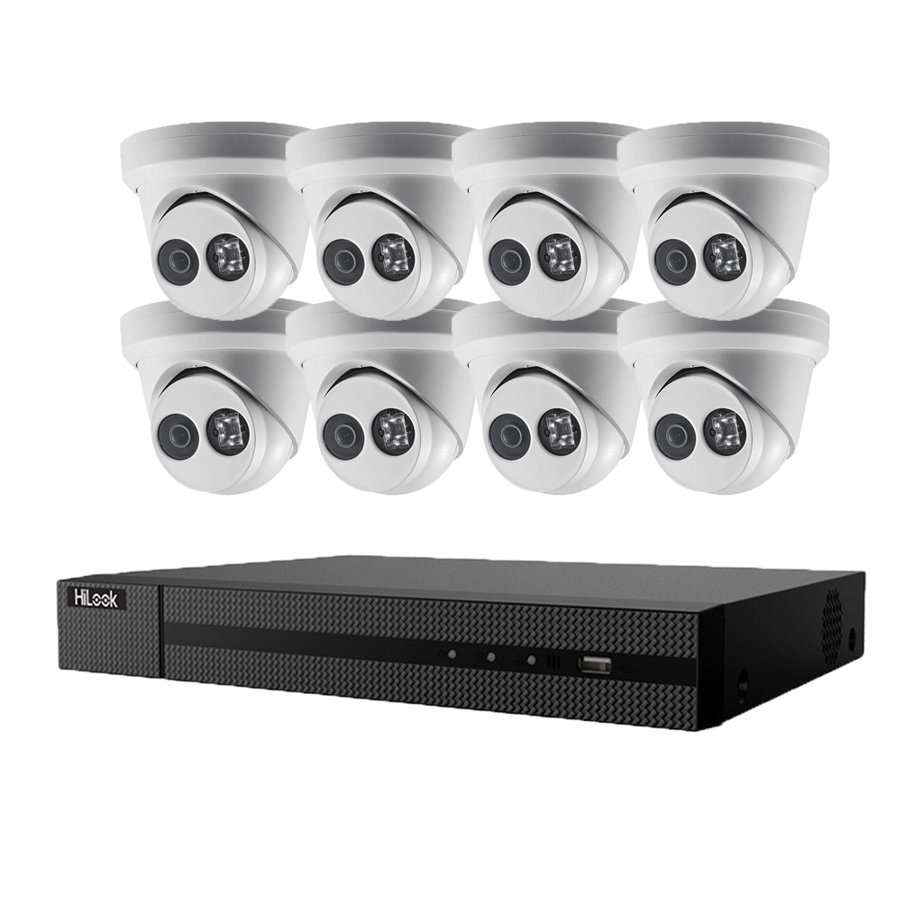 Hikvision Hilook 8 x 6MP Turret Kit with 8CH NVR