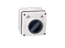 Load image into Gallery viewer, 1 Pole Weatherproof Rotary Isolating Switch 20A - Star Sparky Direct