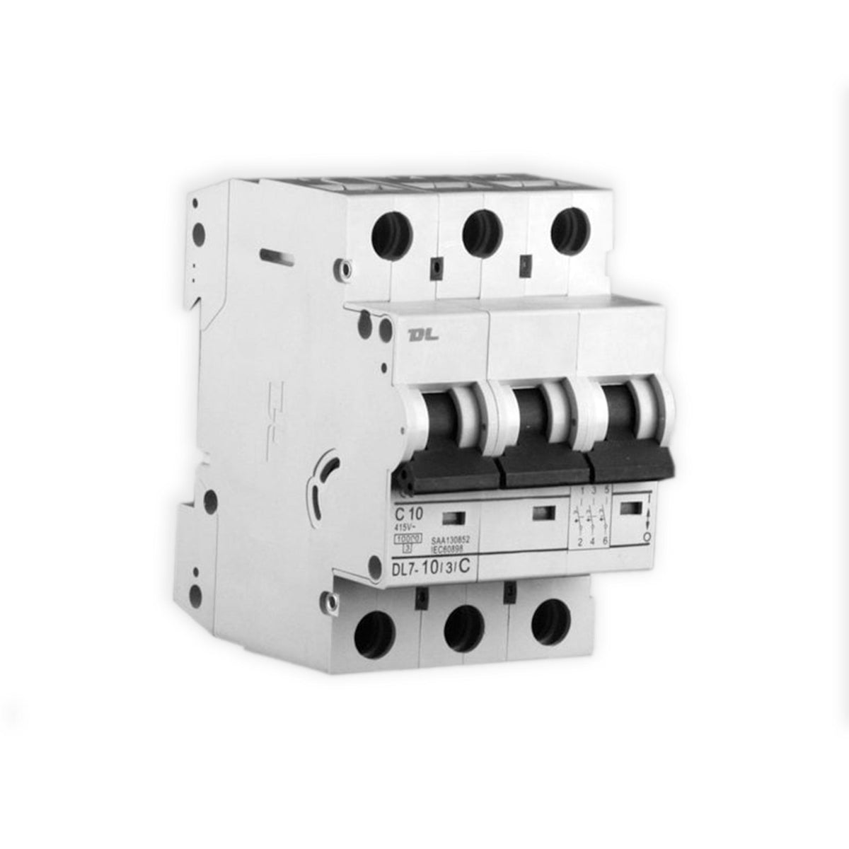 4 x 3 Phase 6kA Mini Circuit Breaker MCB 25A - Star Sparky Direct