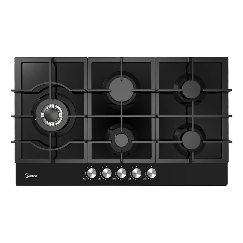 Midea Gas Glass Cooktop 90cm MCG90GBL - Star Sparky Direct