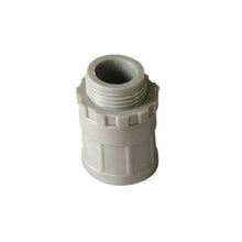 Load image into Gallery viewer, 25mm Plain to Screwed Adaptor with Locking Ring Conduit Screw - Star Sparky Direct
