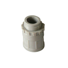 Load image into Gallery viewer, 20mm Plain to Screwed Adaptor with Locking Ring Conduit Screw - Star Sparky Direct