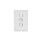 3 Gang Light Switch Vertical 10A 250V - RS306V - Star Sparky Direct