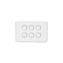 Load image into Gallery viewer, 6 Gang Light Switch 10A 250V - RS312 - Star Sparky Direct