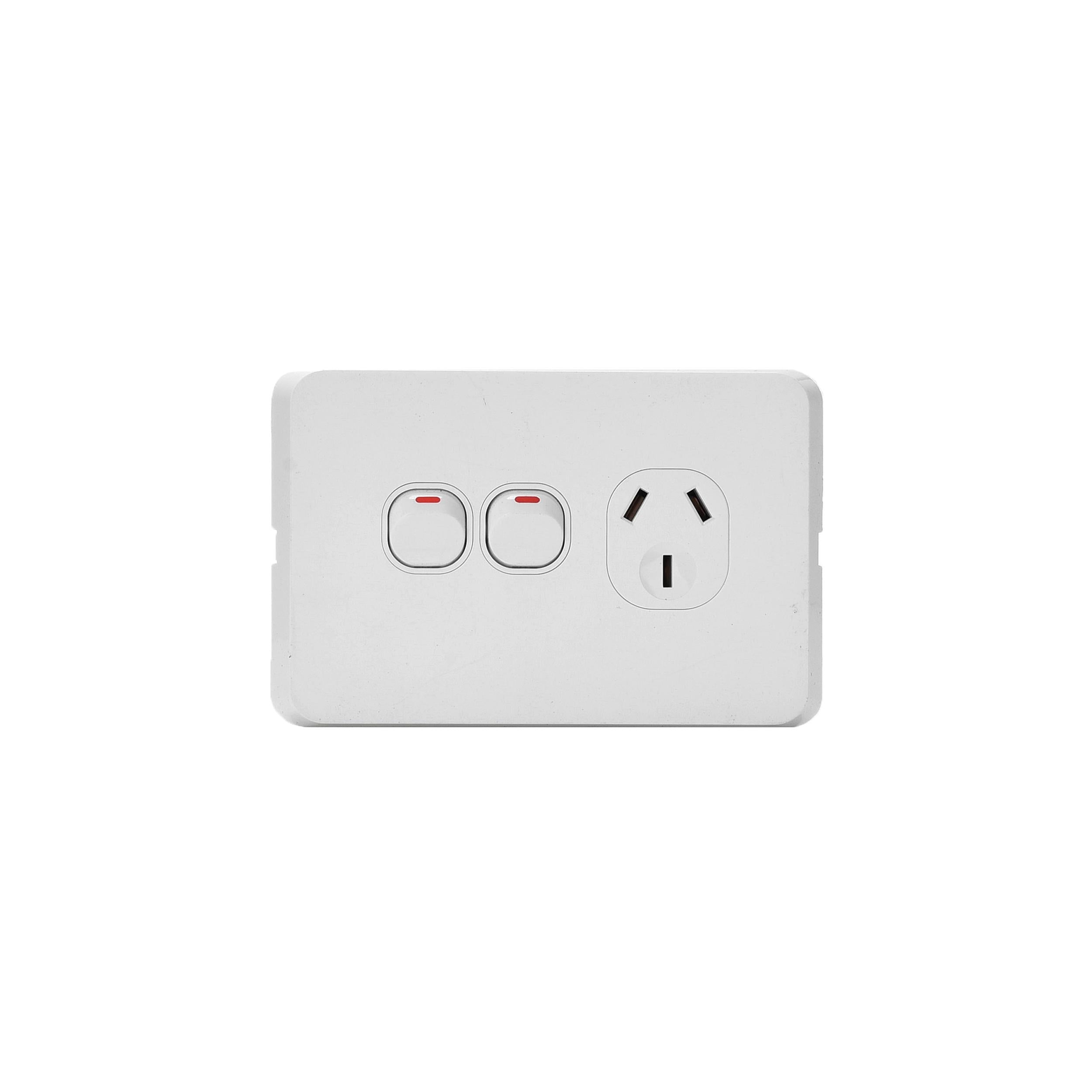 Single Power Point with Extra Switch 10A - RS314 - Star Sparky Direct