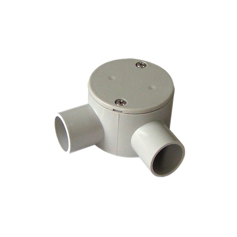 20mm Right Angled Junction Box Shallow - Star Sparky Direct