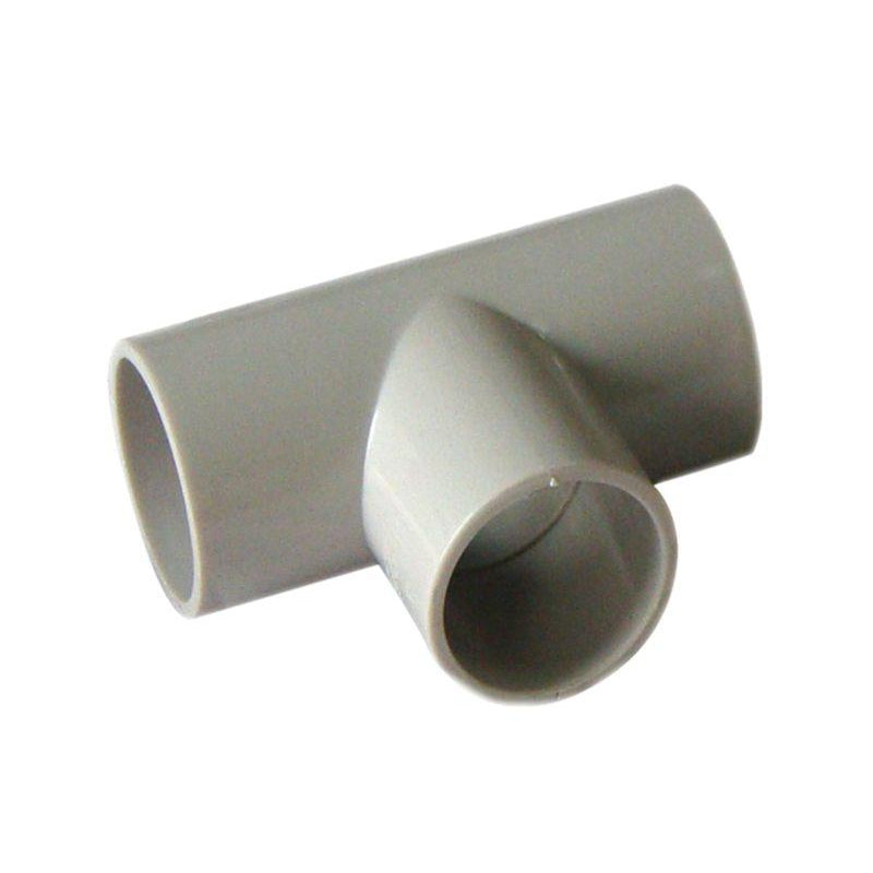 20mm PVC Straight Tee Grey - Star Sparky Direct