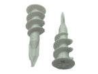100 x Nylon Anchors Screws Wall Mates for Plaster Board 13x45mm - Star Sparky Direct