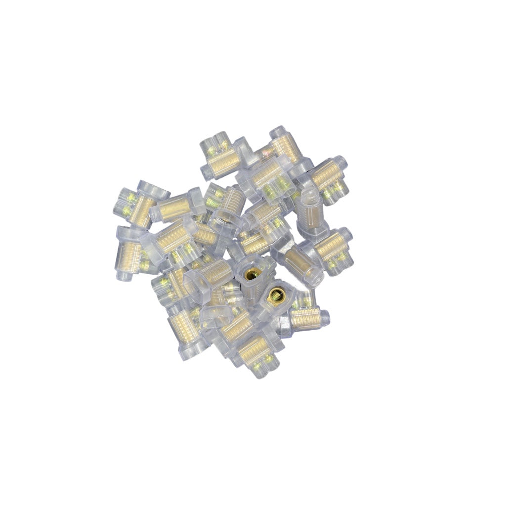 50 x Double Screw Connector - Star Sparky Direct