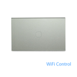 AU/NZ Approved Smart Home Wifi Light Wall Switch 1 Gang Grey Glass Touch Panel