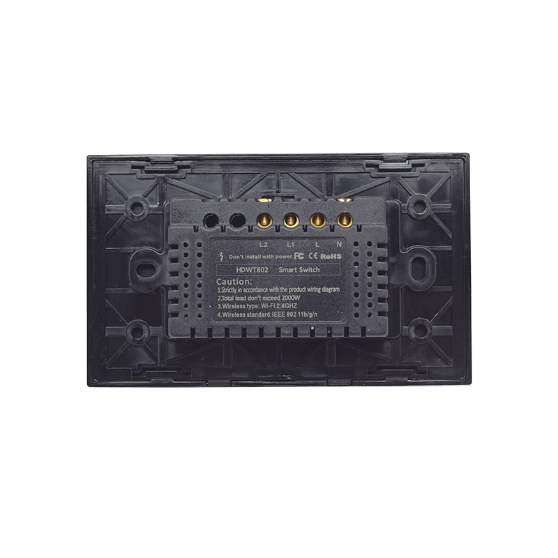 AU/NZ Approved Smart Home Wifi Light Wall Switch 1 Gang Grey Glass Touch Panel