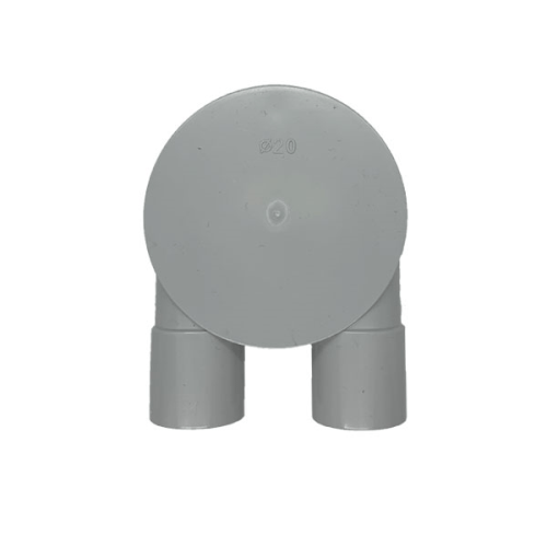 20mm 2 Way U-Sharp Junction Box - Star Sparky Direct